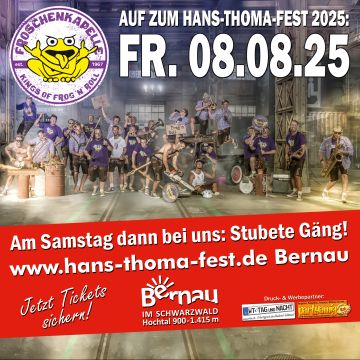 Tickets für Freitag Hans-Thoma-Fest 2025 am 08.08.2025 - Karten kaufen